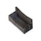 Dacasso Protacini Castlerock Gray Italian Patent Leather Business Card Holder A6207 - alternate 2